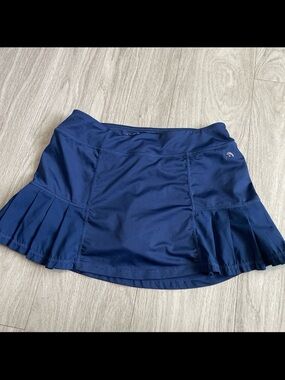 Head Navy Pleated Athletic Skort
